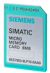 [6ES7953-8LJ31-0AA0] Micro Memory Card SIMATIC S7, para S7-300/C7/ET 200, 3, 3 V Nflash, 512 kbytes